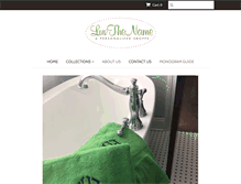 Tablet Screenshot of luvthename.com